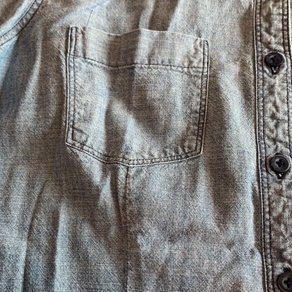 LL Bean chambray button down shirt - Picture 2 of 8